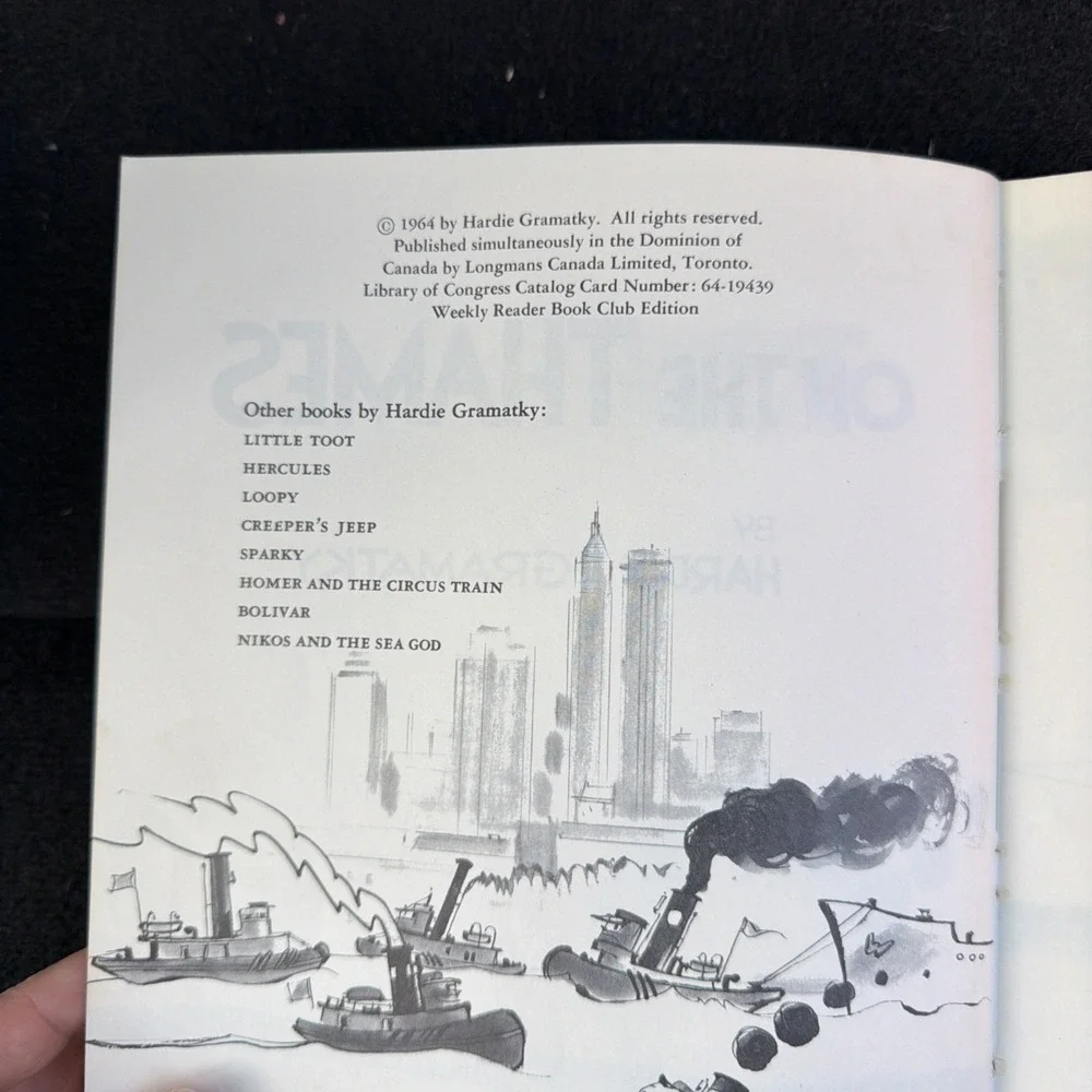 Little Toot on‎ the Thames Hardie Gramatky BCE 1964 Rare